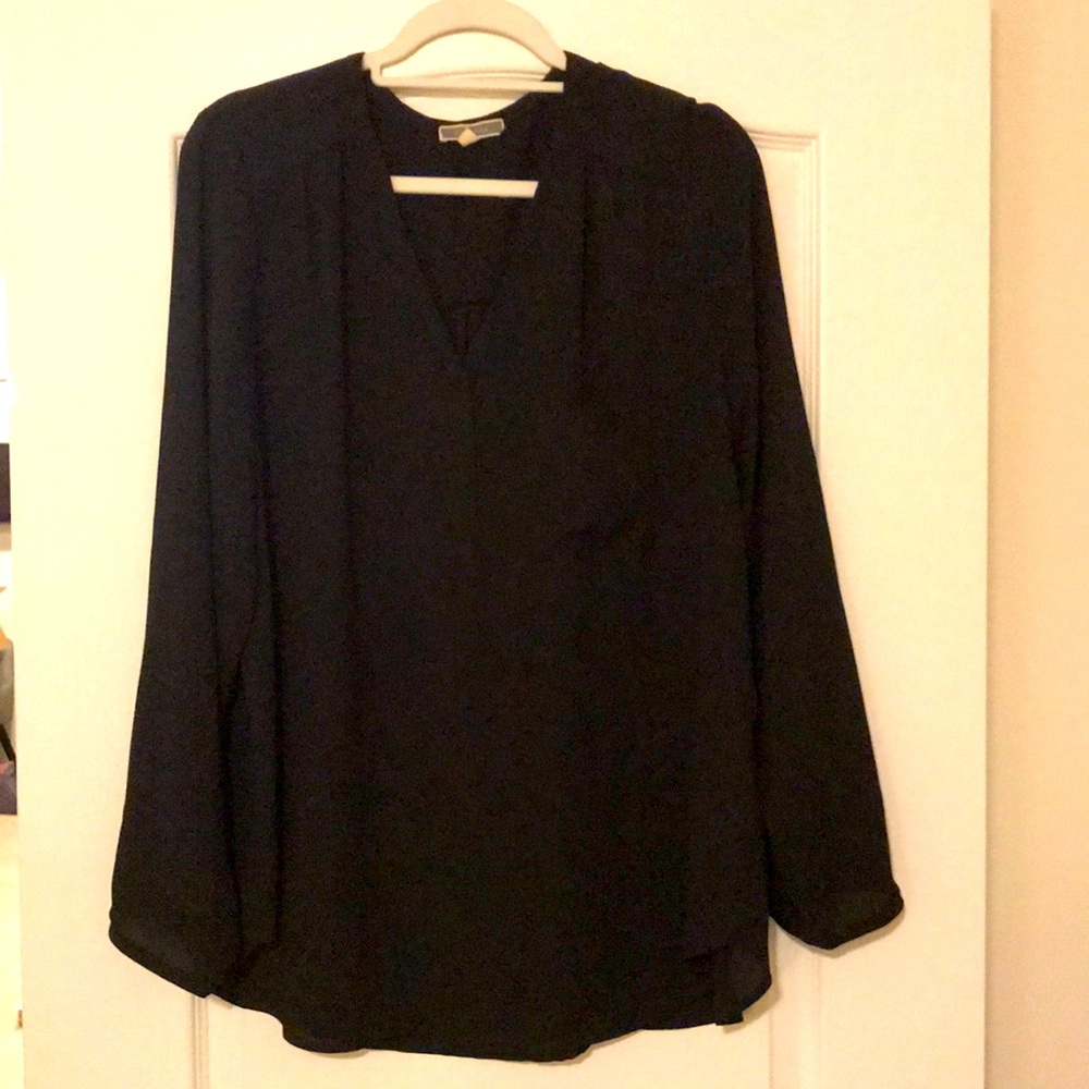 NWOT Black Pleione Blouse